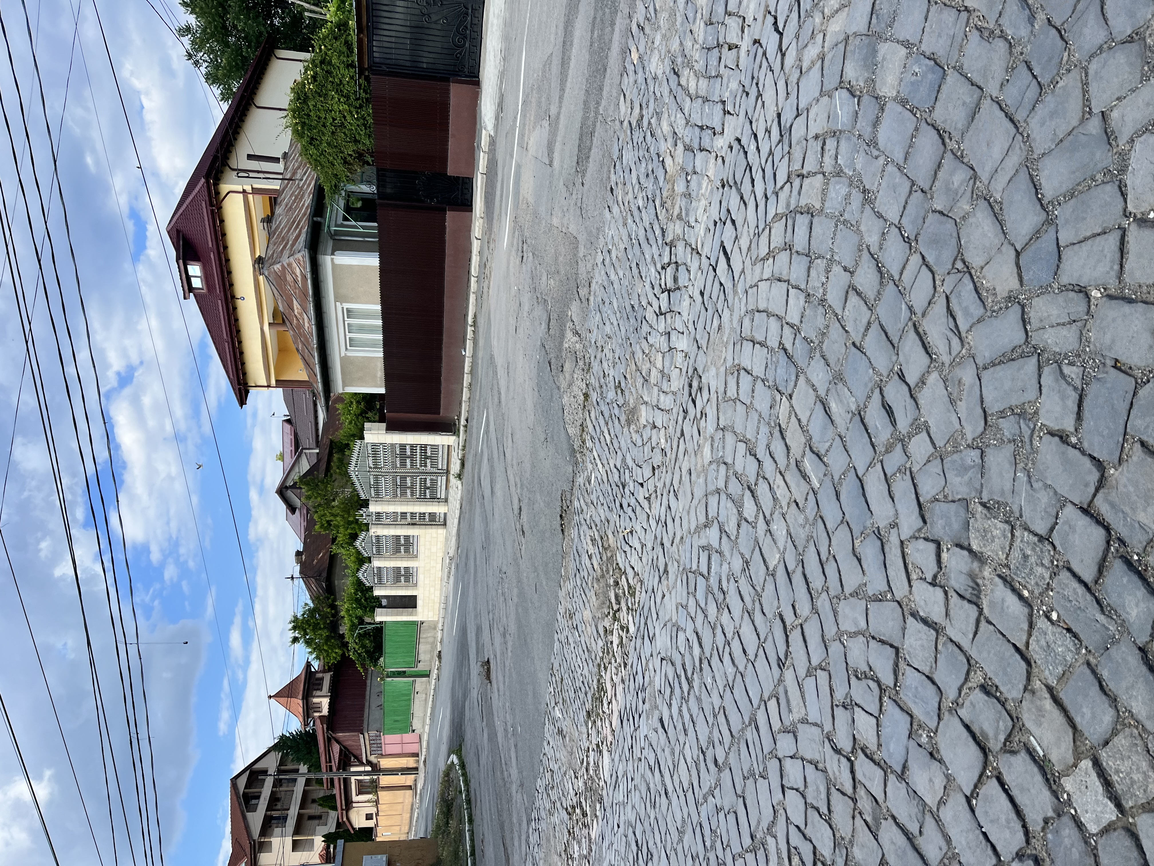 Strada Bălcescu din Tulcea, județul Tulcea, iulie 2023